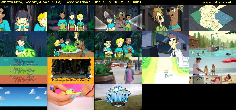 What's New, Scooby-Doo? (CITV) Wednesday 5 June 2019 06:25 - 06:50