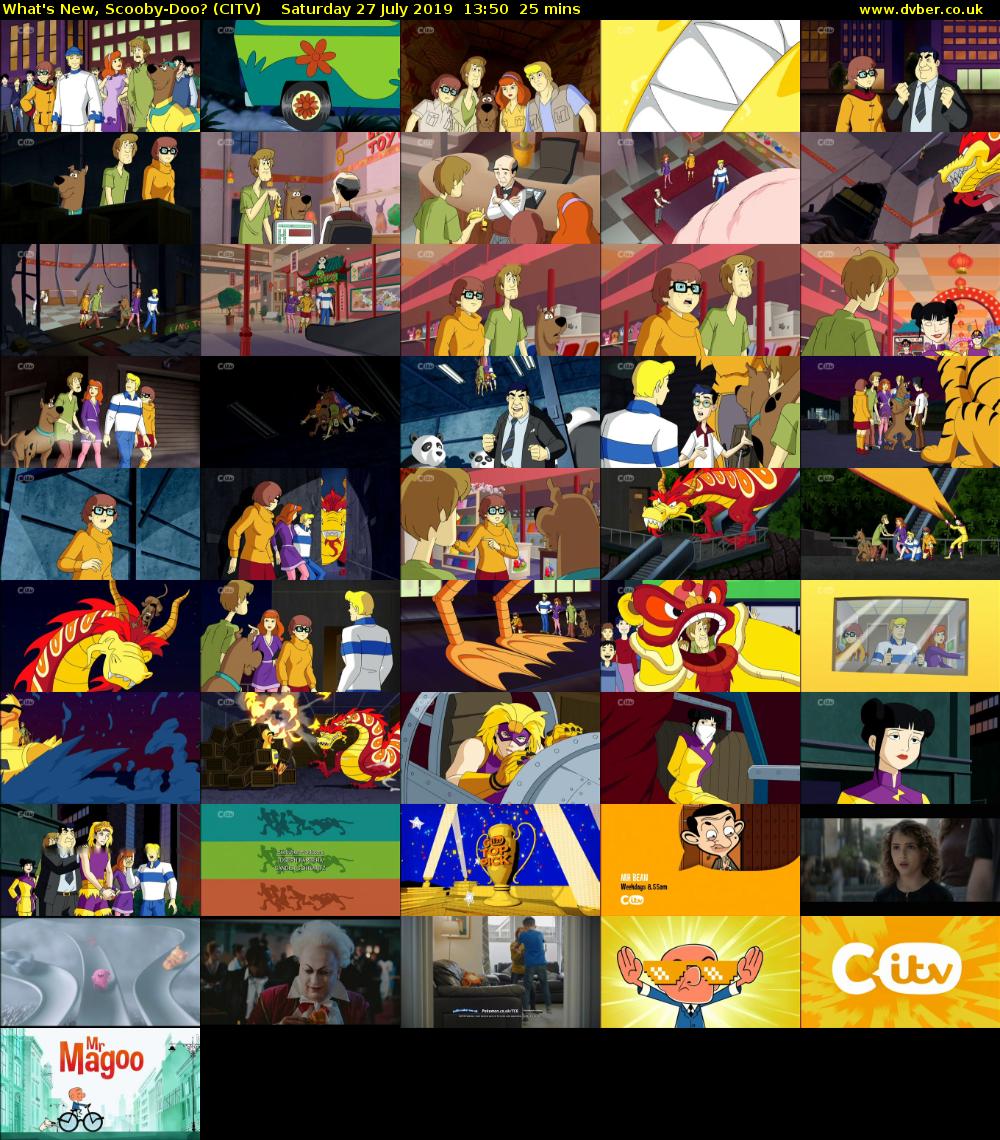 What's New, Scooby-Doo? (CITV) Saturday 27 July 2019 13:50 - 14:15