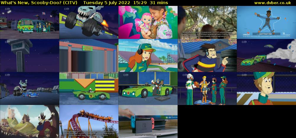 What's New, Scooby-Doo? (CITV) Tuesday 5 July 2022 15:29 - 16:00