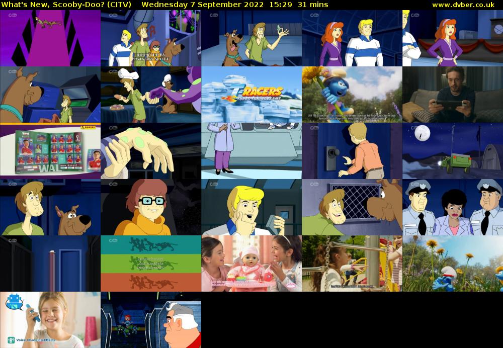 What's New, Scooby-Doo? (CITV) Wednesday 7 September 2022 15:29 - 16:00