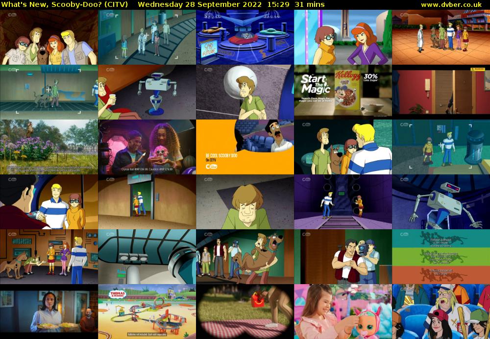 What's New, Scooby-Doo? (CITV) Wednesday 28 September 2022 15:29 - 16:00