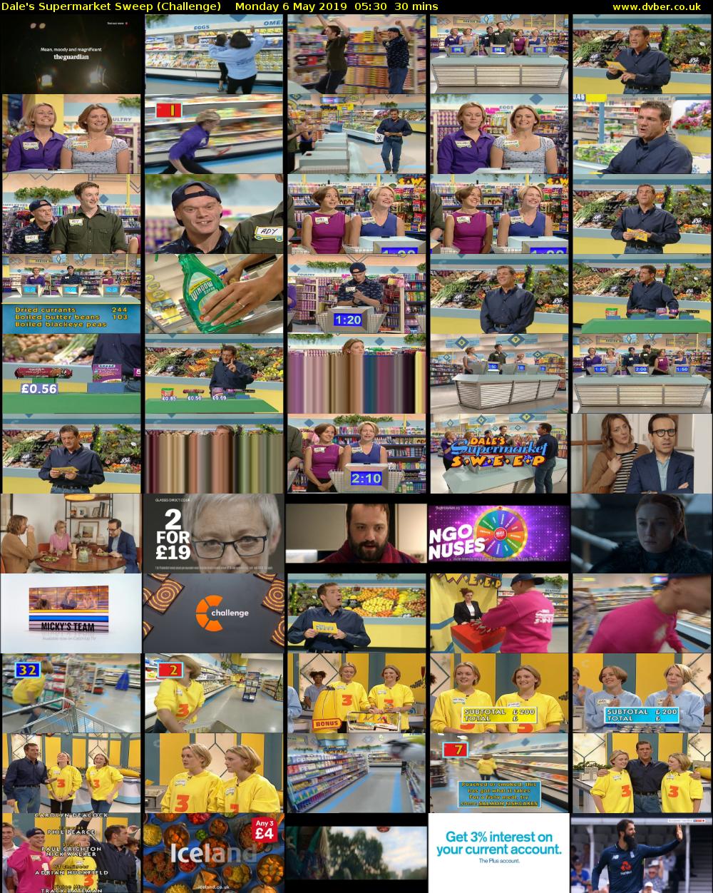 Dale's Supermarket Sweep (Challenge) Monday 6 May 2019 05:30 - 06:00