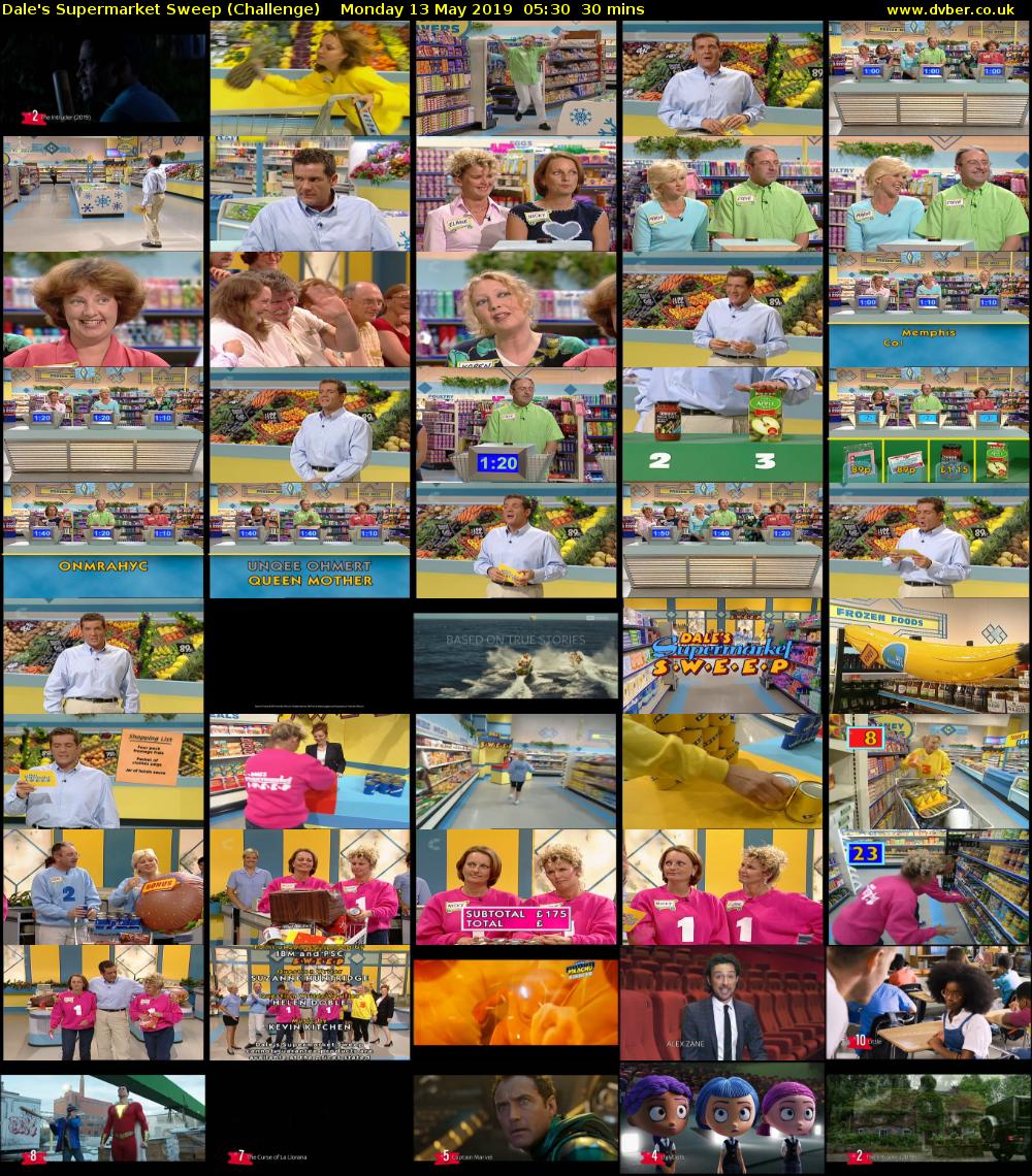 Dale's Supermarket Sweep (Challenge) Monday 13 May 2019 05:30 - 06:00