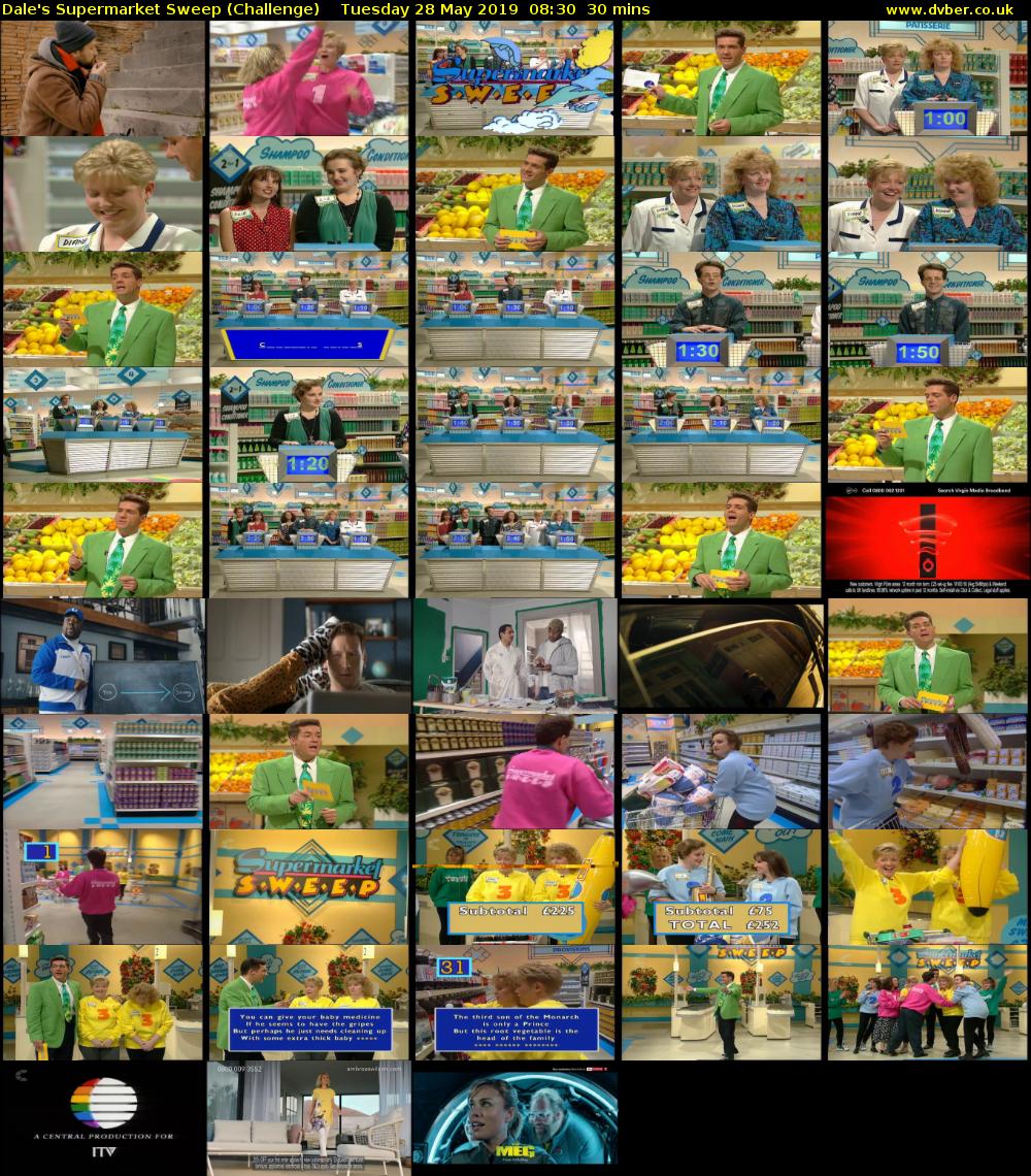 Dale's Supermarket Sweep (Challenge) Tuesday 28 May 2019 08:30 - 09:00