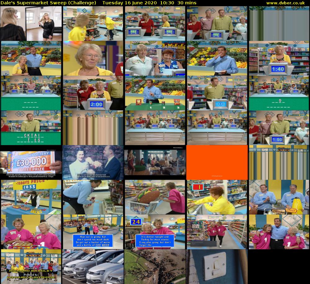 Dale's Supermarket Sweep (Challenge) Tuesday 16 June 2020 10:30 - 11:00