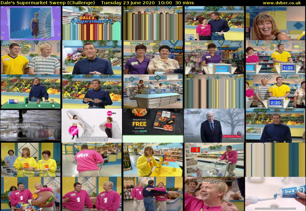 Dale's Supermarket Sweep (Challenge) Tuesday 23 June 2020 10:00 - 10:30
