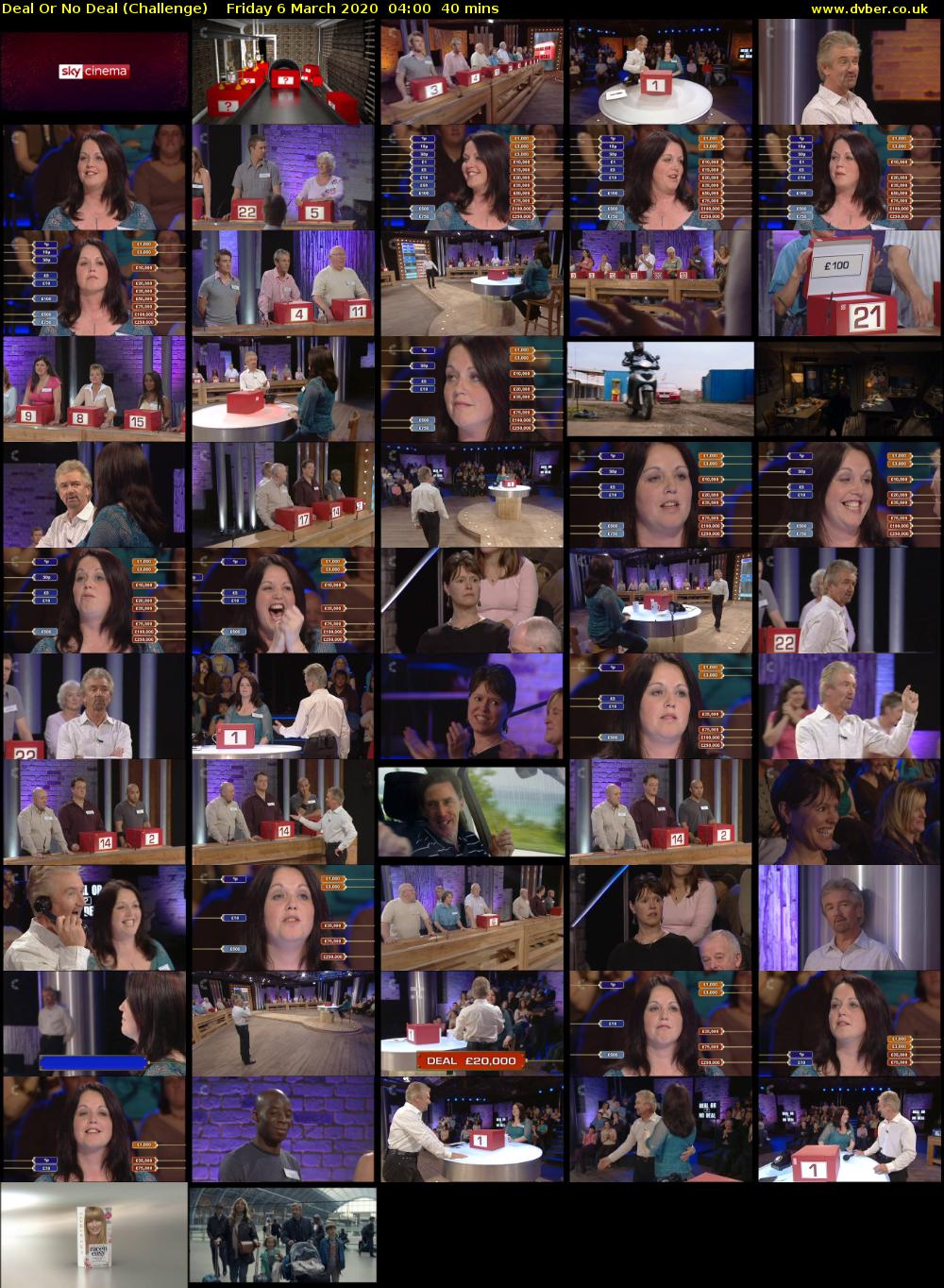 Deal Or No Deal 2022 Schedule
