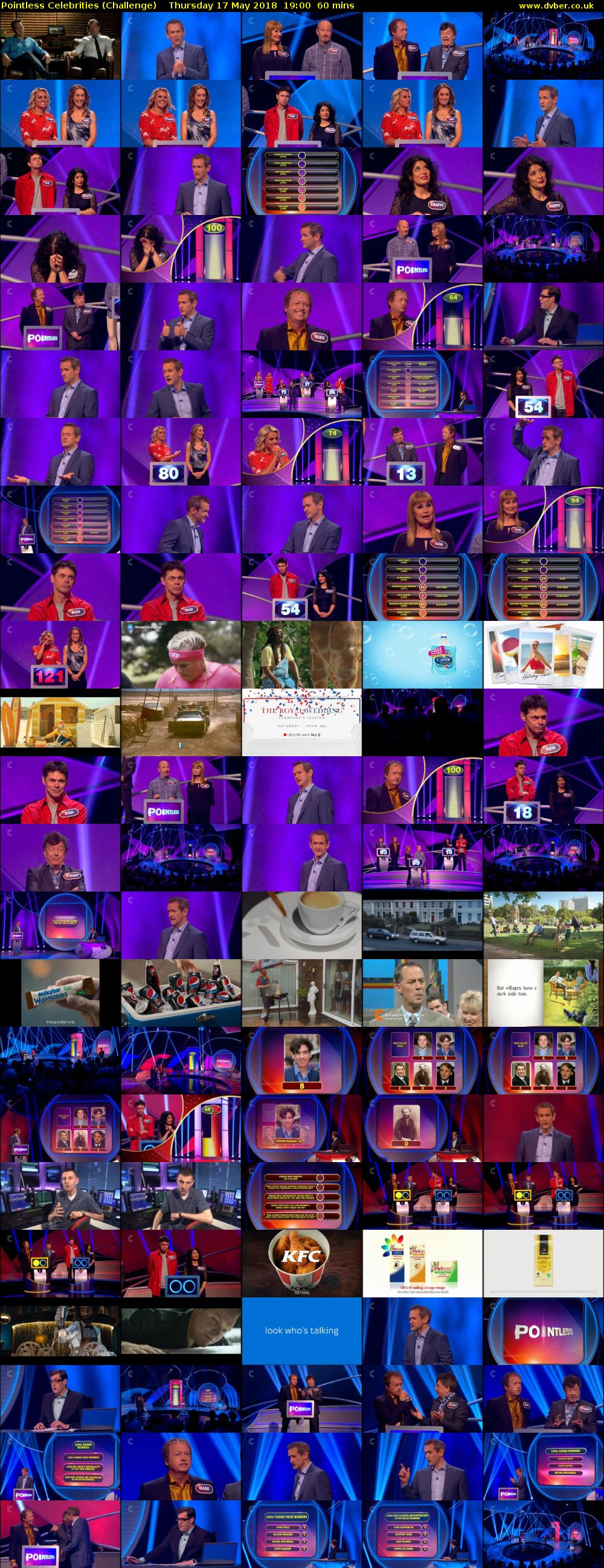 Pointless Celebrities (Challenge) Thursday 17 May 2018 19:00 - 20:00