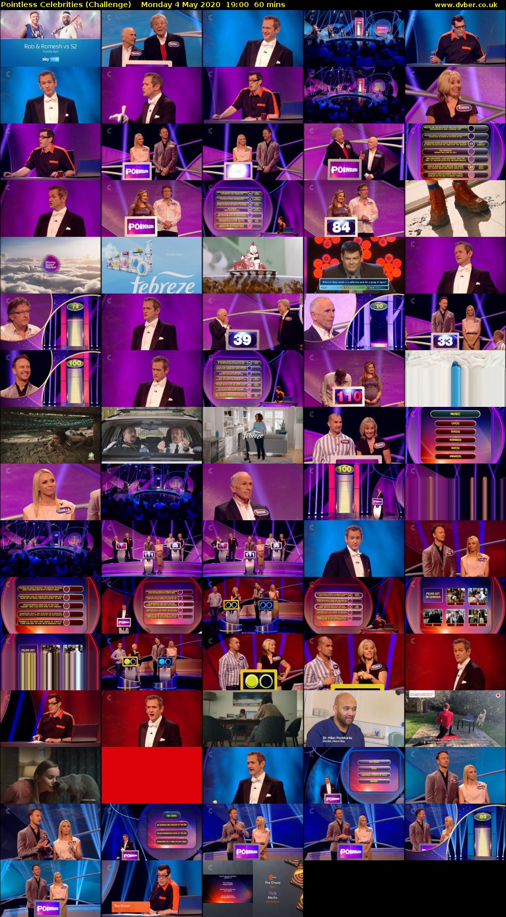 Pointless Celebrities (Challenge) Monday 4 May 2020 19:00 - 20:00
