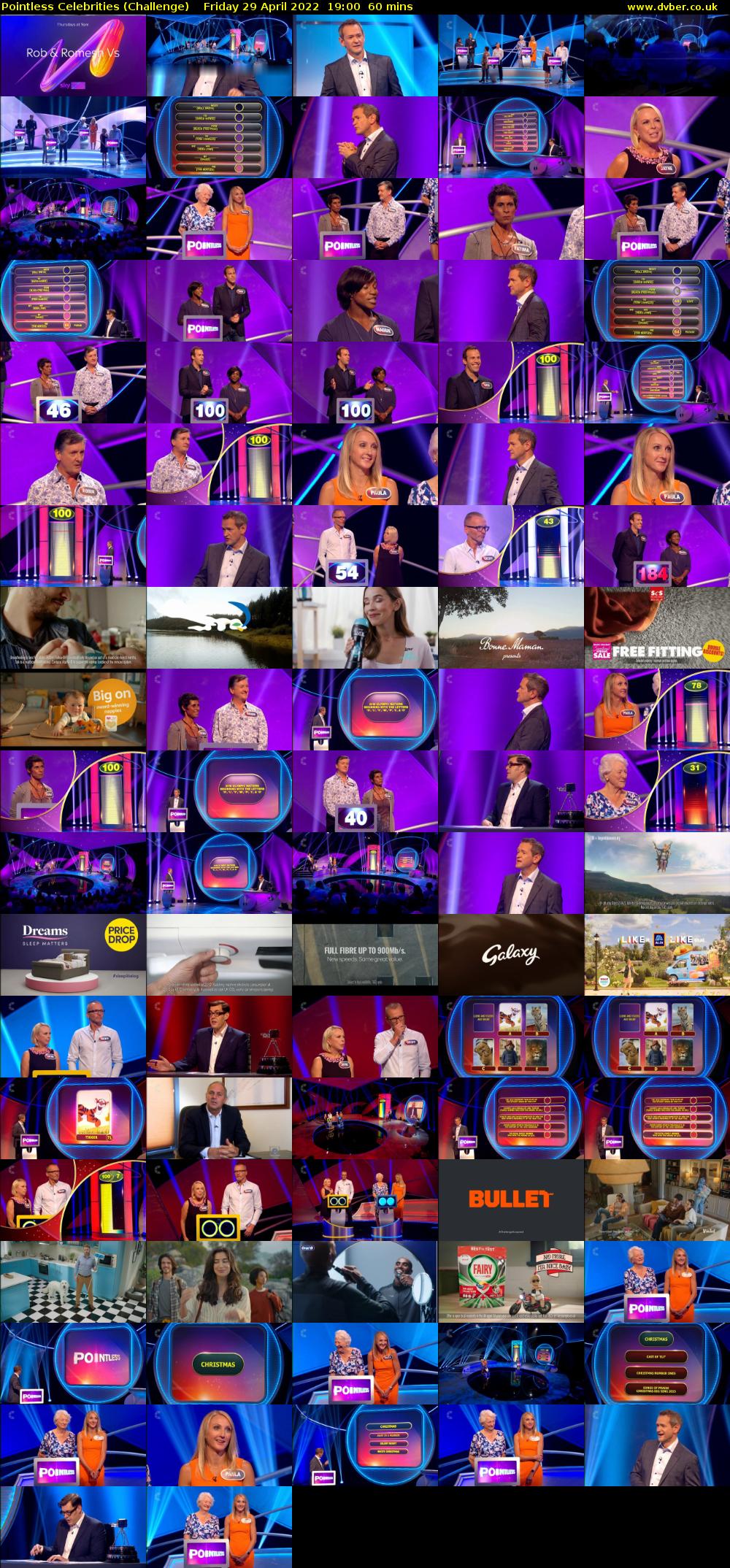 Pointless Celebrities (Challenge) Friday 29 April 2022 19:00 - 20:00
