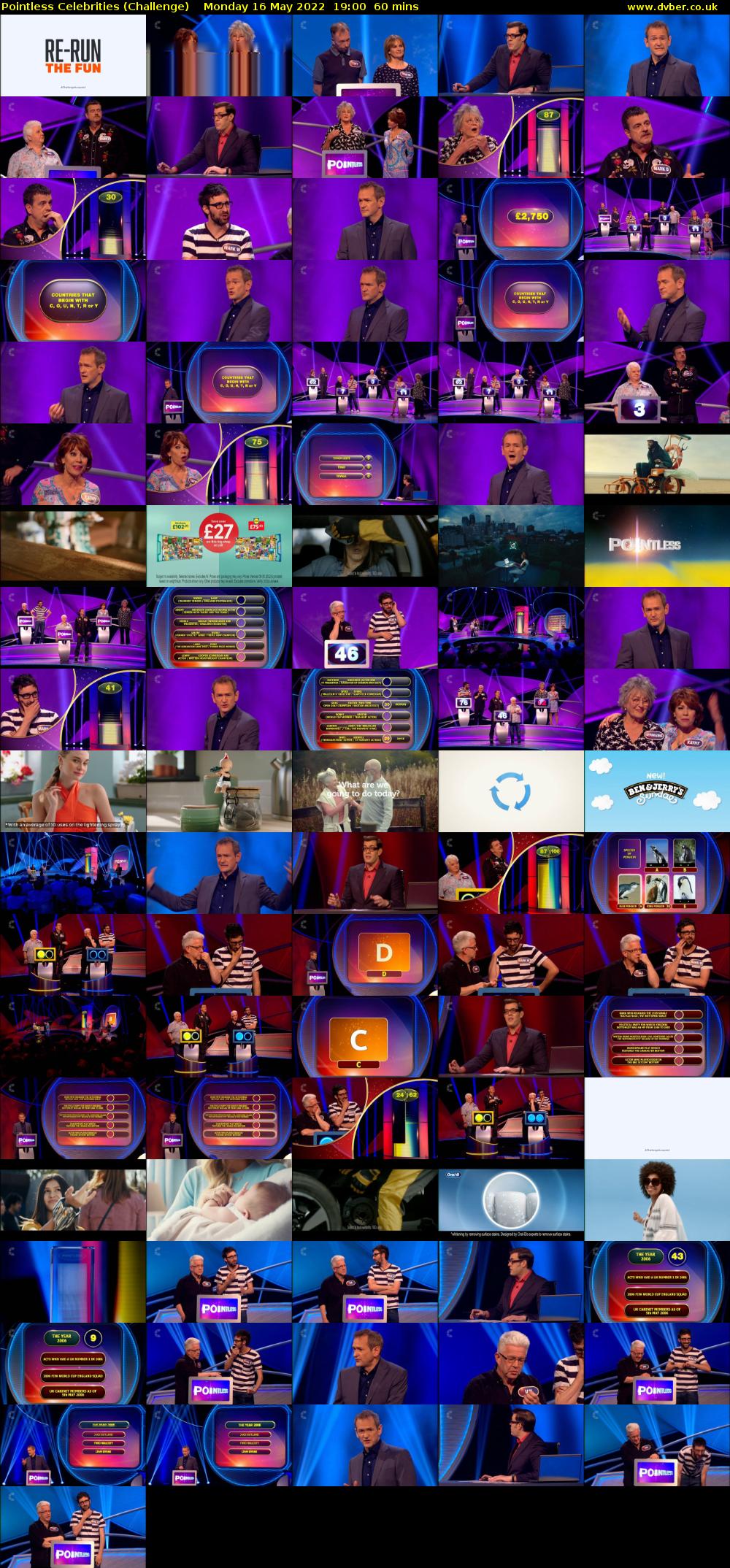 Pointless Celebrities (Challenge) Monday 16 May 2022 19:00 - 20:00