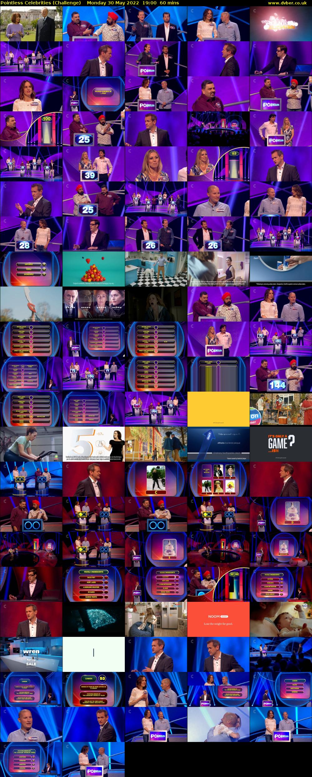 Pointless Celebrities (Challenge) Monday 30 May 2022 19:00 - 20:00