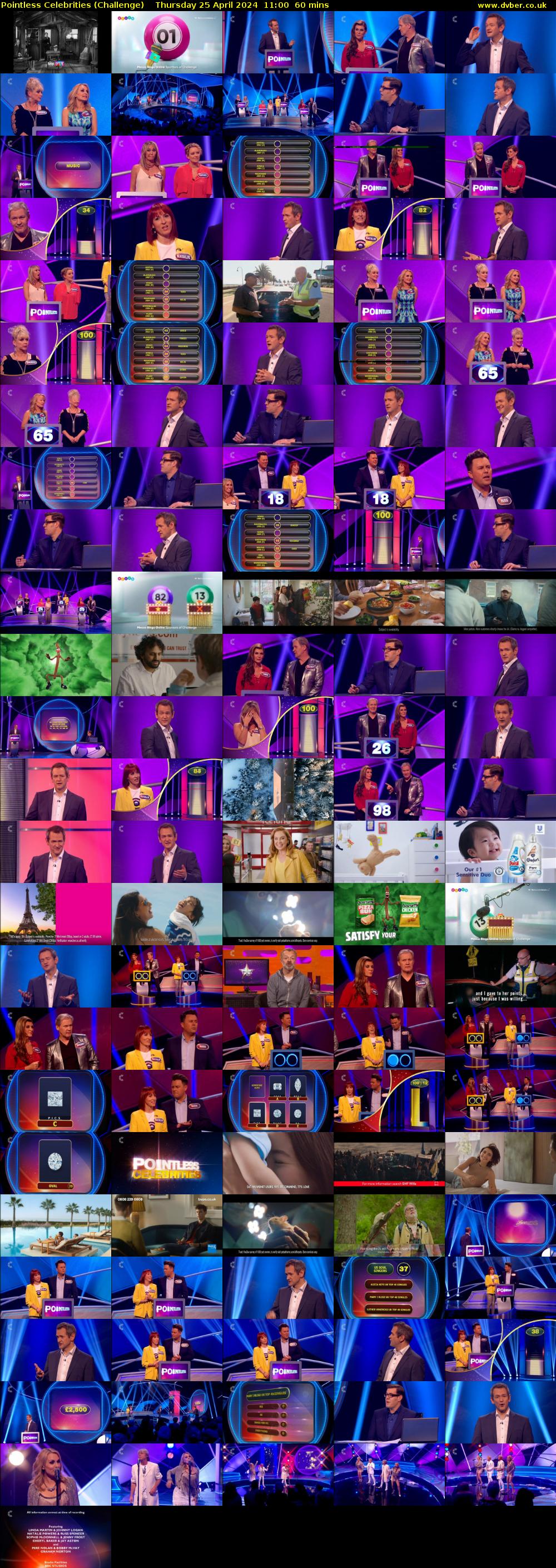 Pointless Celebrities (Challenge) Thursday 25 April 2024 11:00 - 12:00