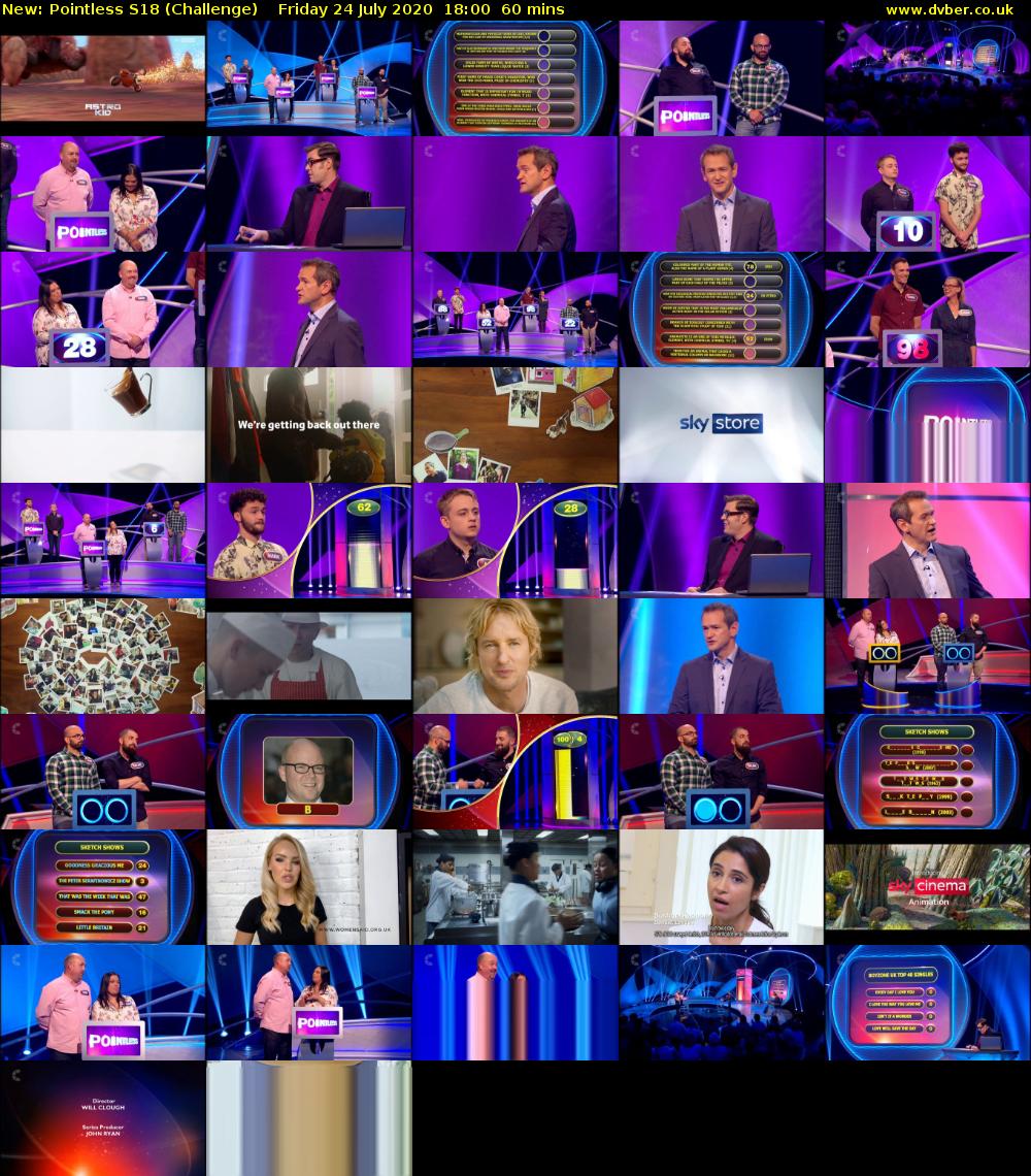 Pointless S18 (Challenge) Friday 24 July 2020 18:00 - 19:00