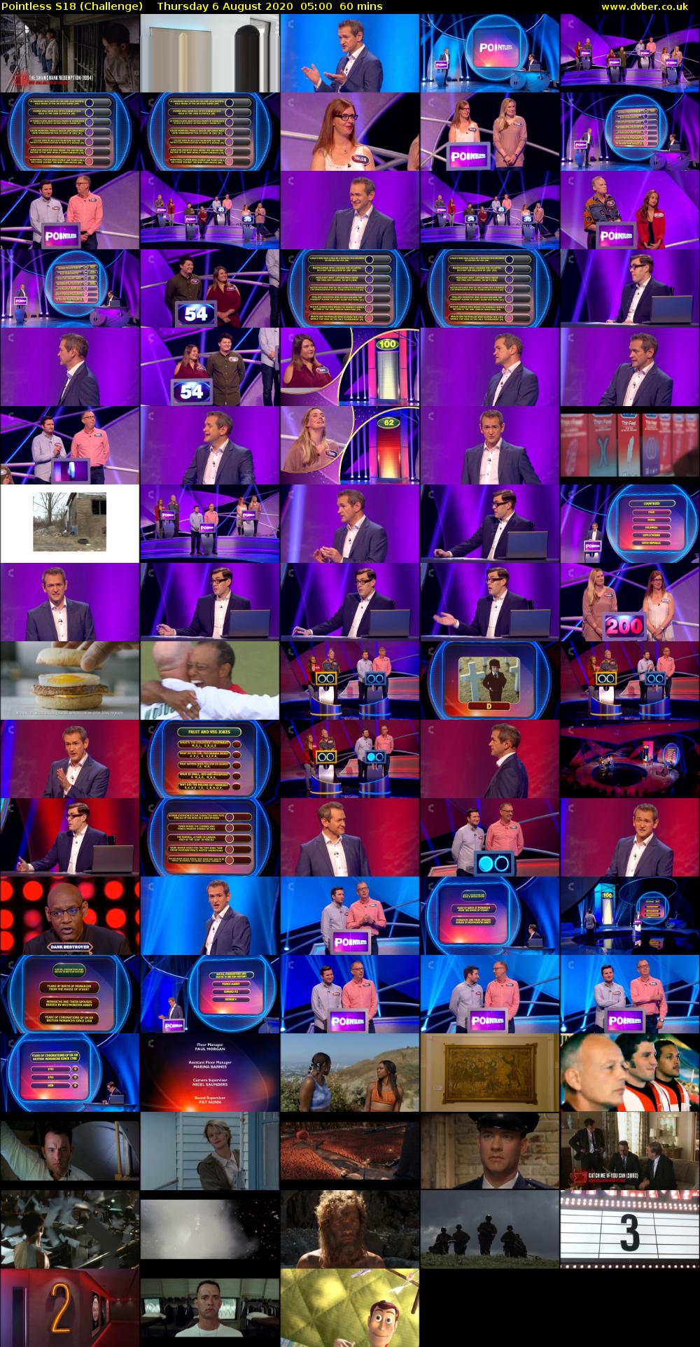 Pointless S18 (Challenge) Thursday 6 August 2020 05:00 - 06:00