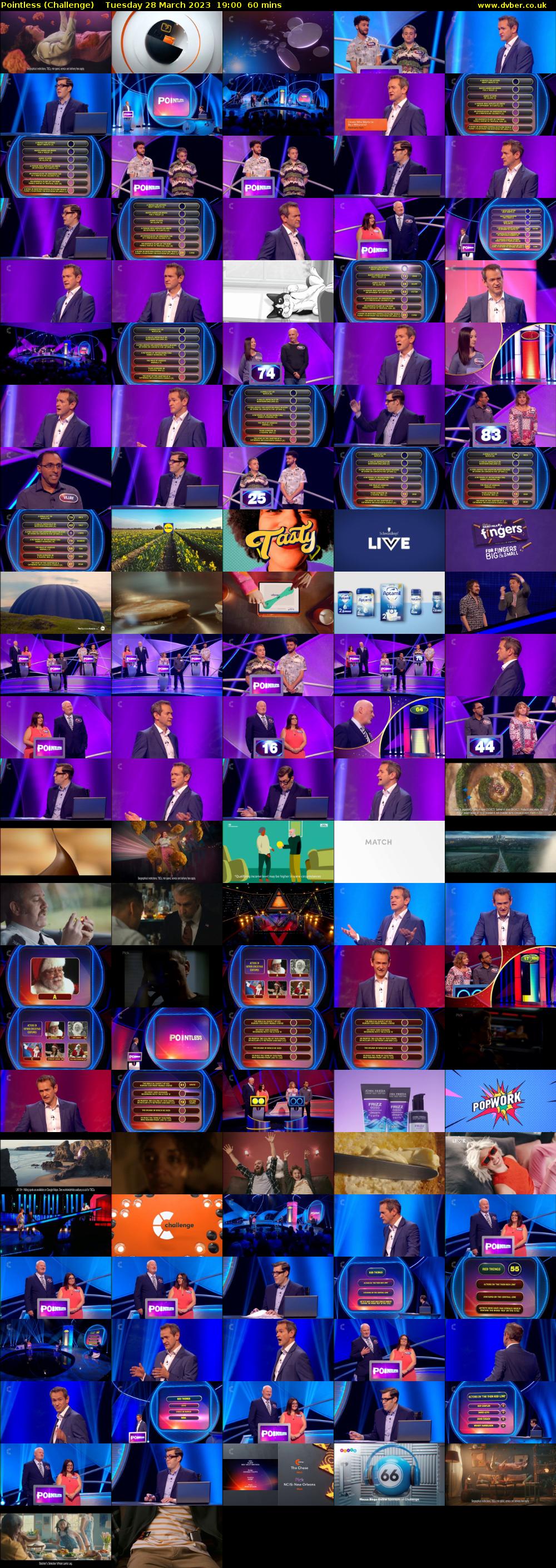 Pointless (Challenge) Tuesday 28 March 2023 19:00 - 20:00