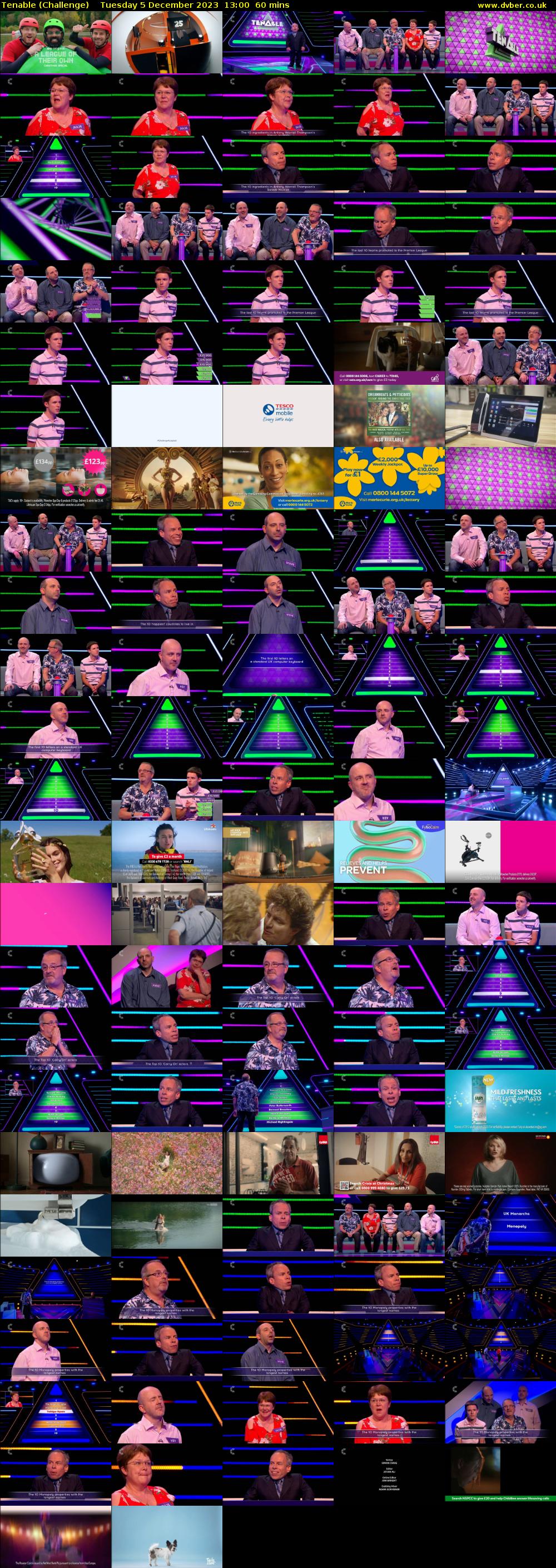 Tenable (Challenge) Tuesday 5 December 2023 13:00 - 14:00