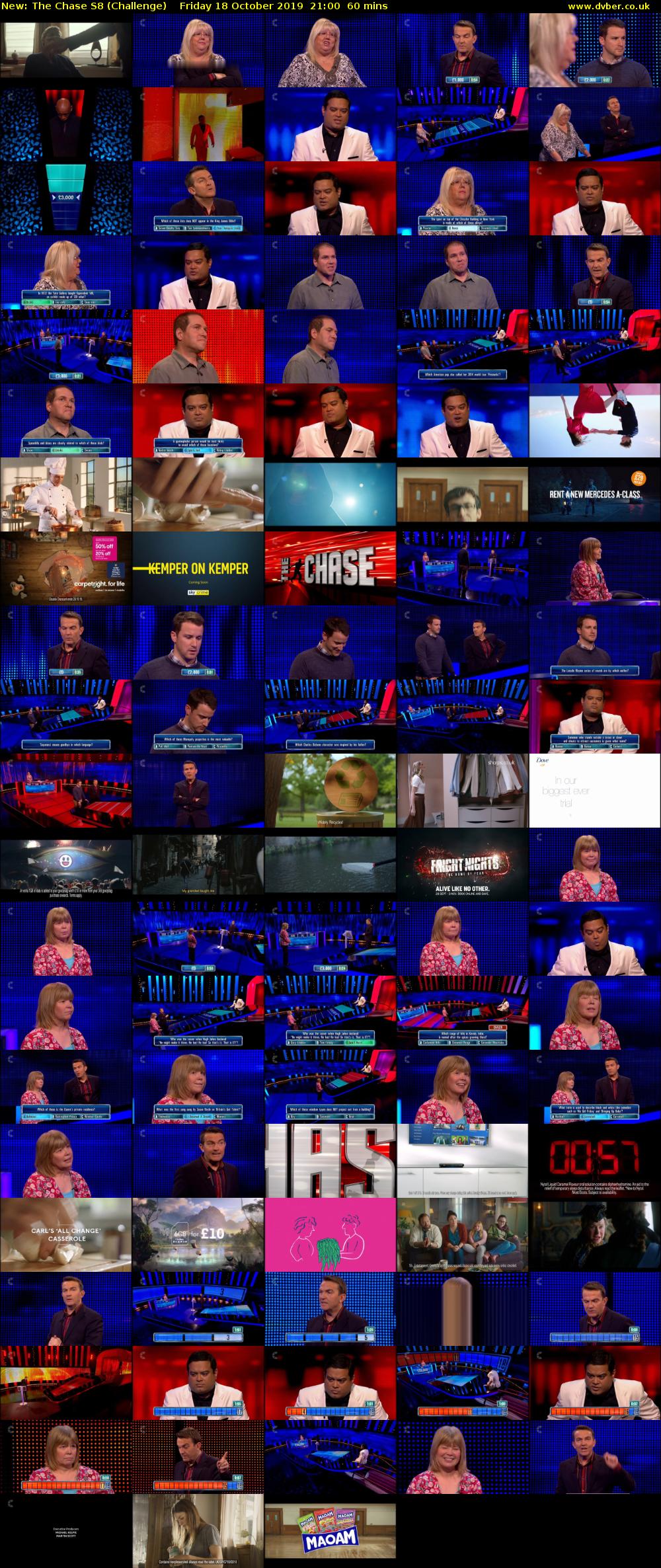 The Chase S8 (Challenge) Friday 18 October 2019 21:00 - 22:00