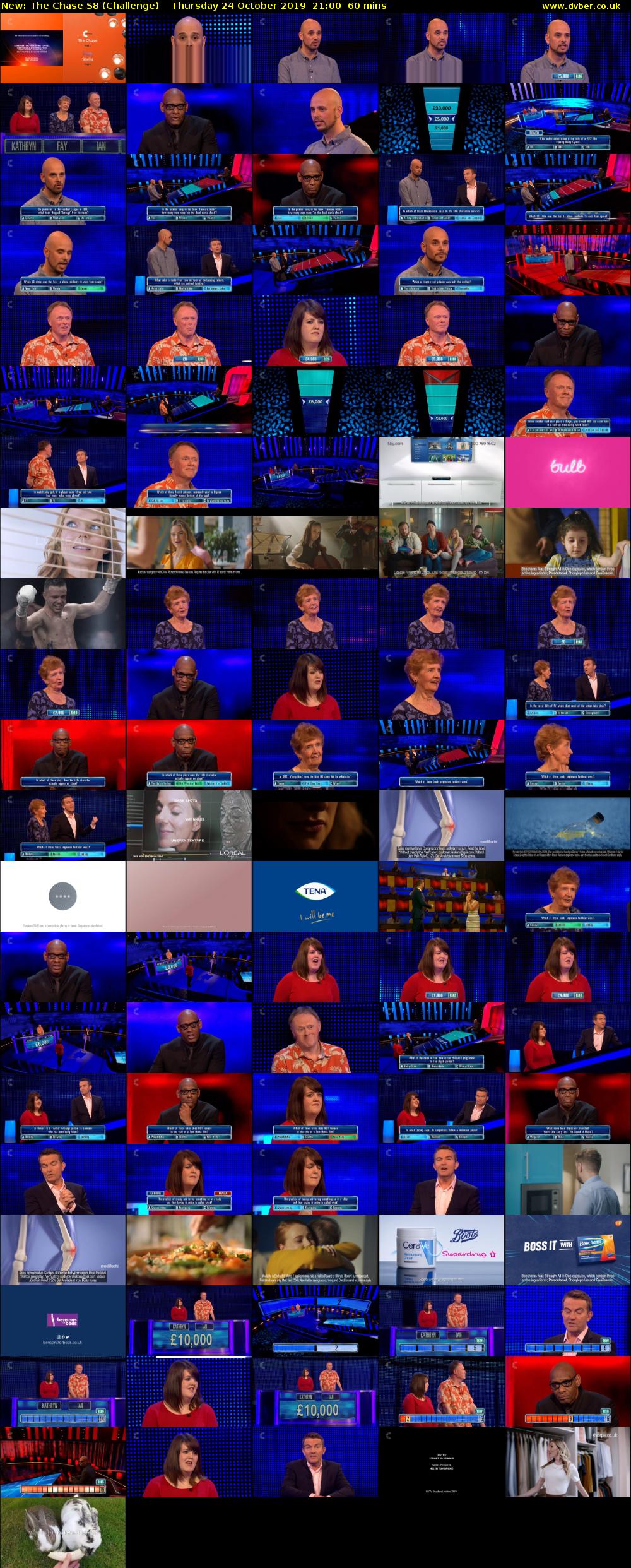 The Chase S8 (Challenge) Thursday 24 October 2019 21:00 - 22:00