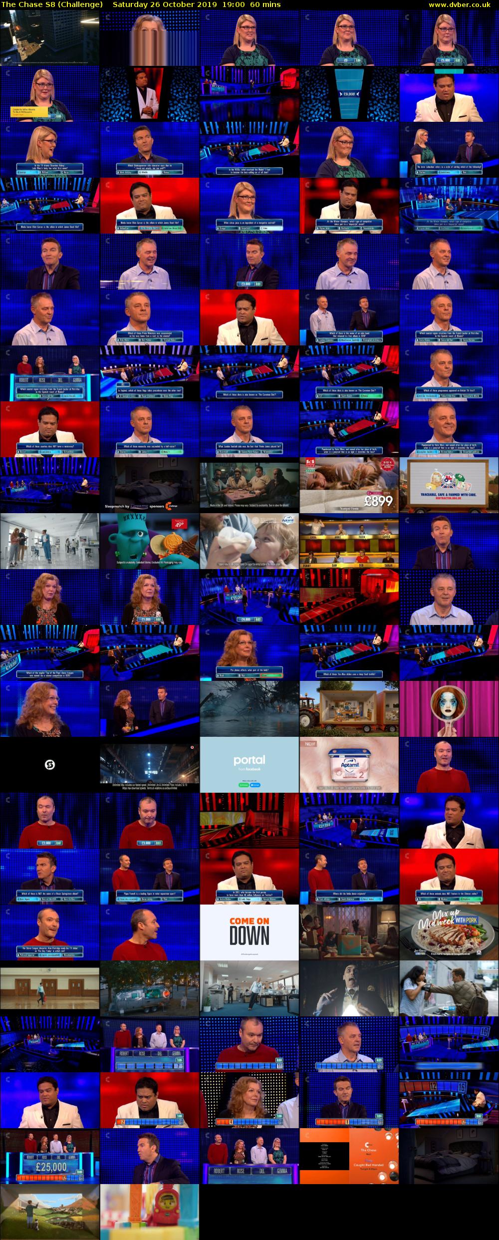 The Chase S8 (Challenge) Saturday 26 October 2019 19:00 - 20:00