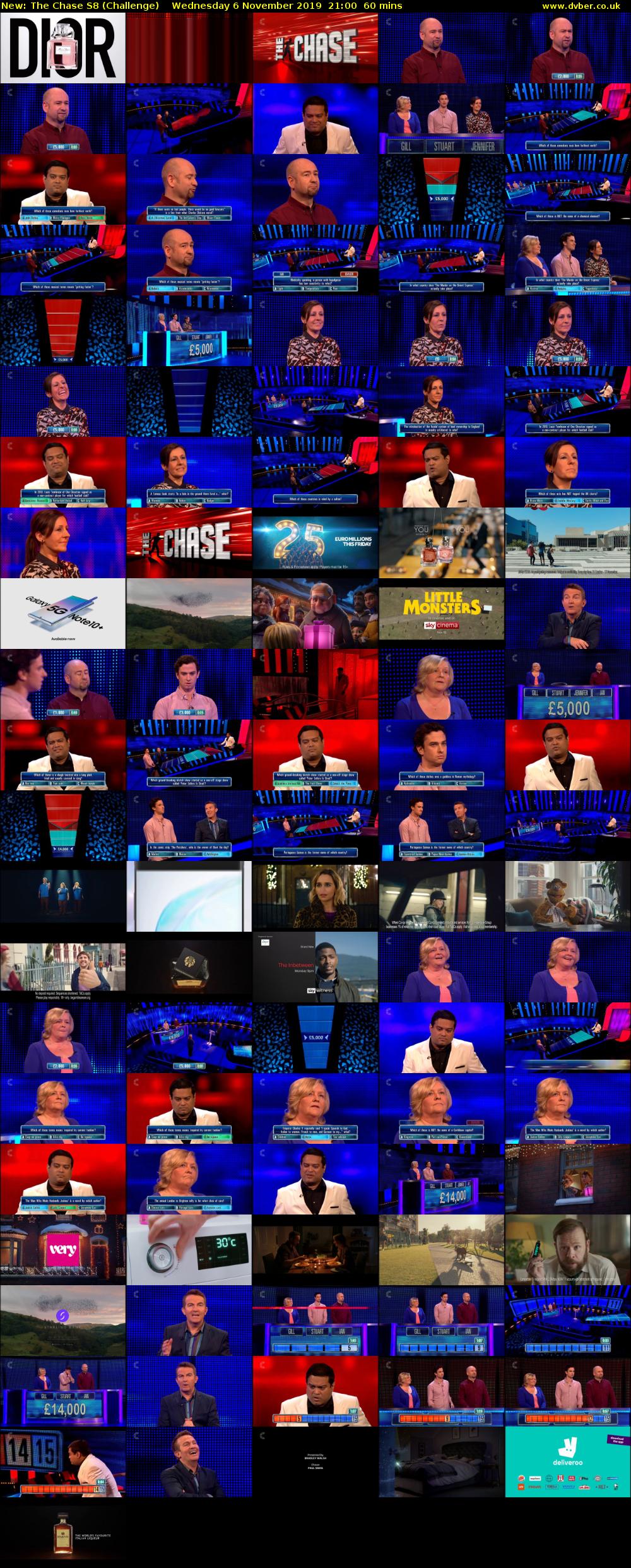 The Chase S8 (Challenge) Wednesday 6 November 2019 21:00 - 22:00