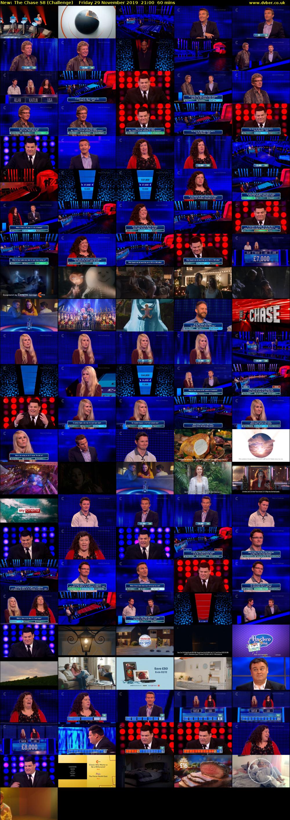 The Chase S8 (Challenge) Friday 29 November 2019 21:00 - 22:00
