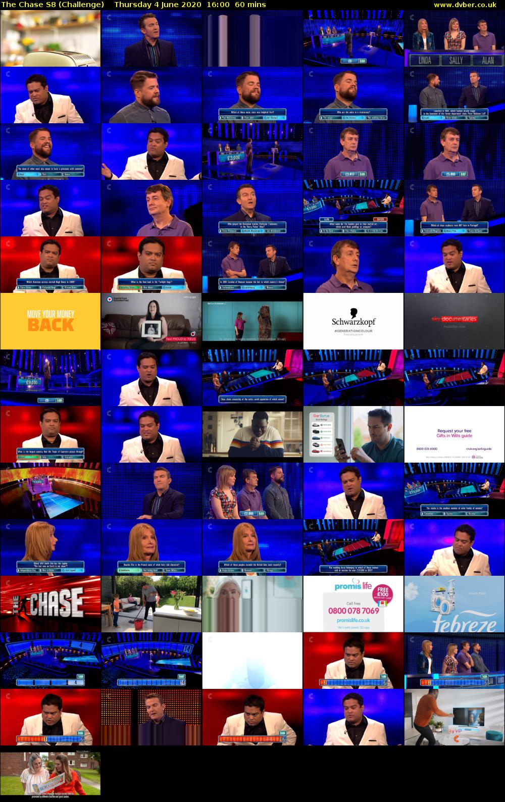 The Chase S8 (Challenge) Thursday 4 June 2020 16:00 - 17:00