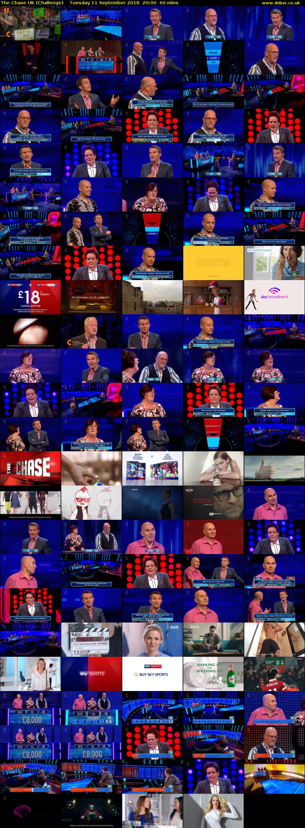 The Chase UK (Challenge) Tuesday 11 September 2018 20:00 - 21:00