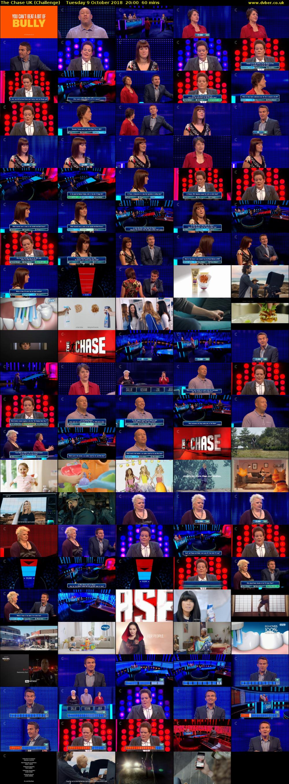 The Chase UK (Challenge) Tuesday 9 October 2018 20:00 - 21:00