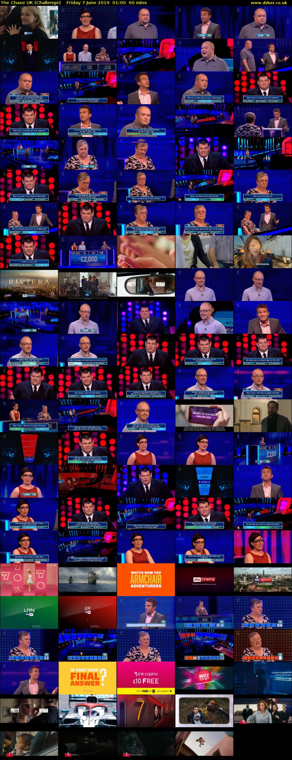 The Chase UK (Challenge) Friday 7 June 2019 01:00 - 02:00