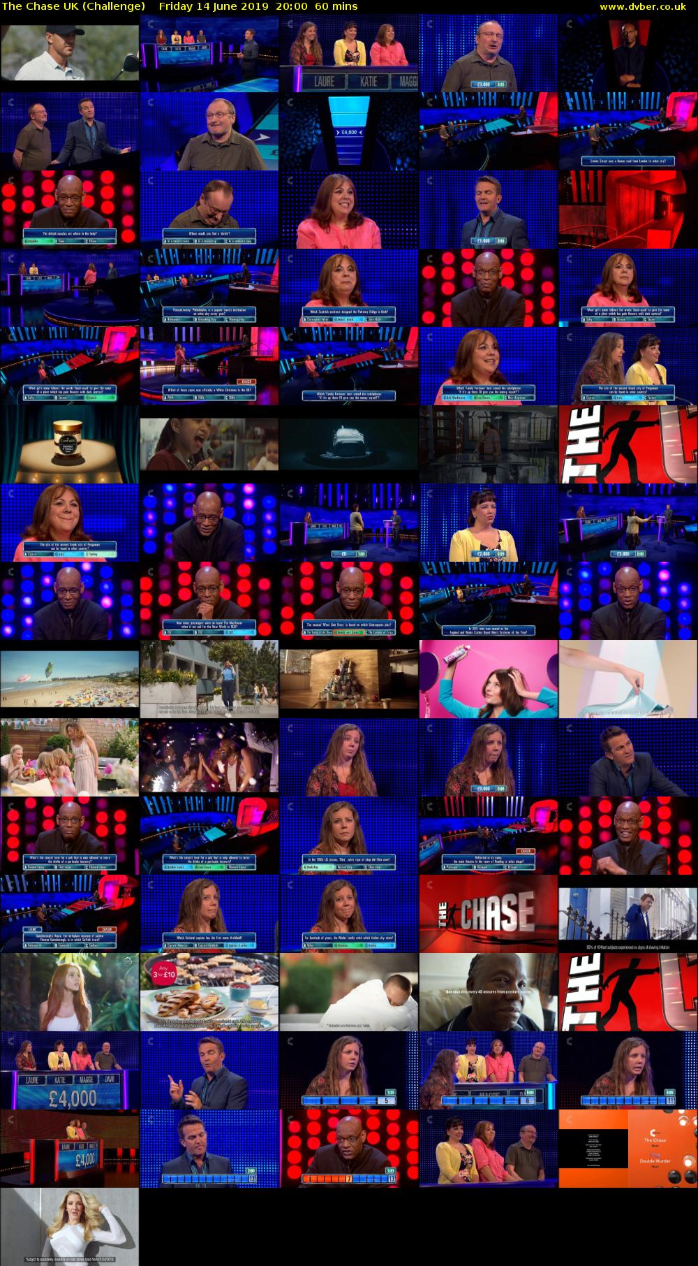 The Chase UK (Challenge) Friday 14 June 2019 20:00 - 21:00