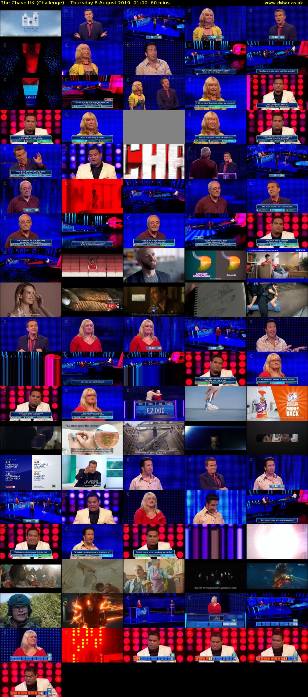 The Chase UK (Challenge) Thursday 8 August 2019 01:00 - 02:00