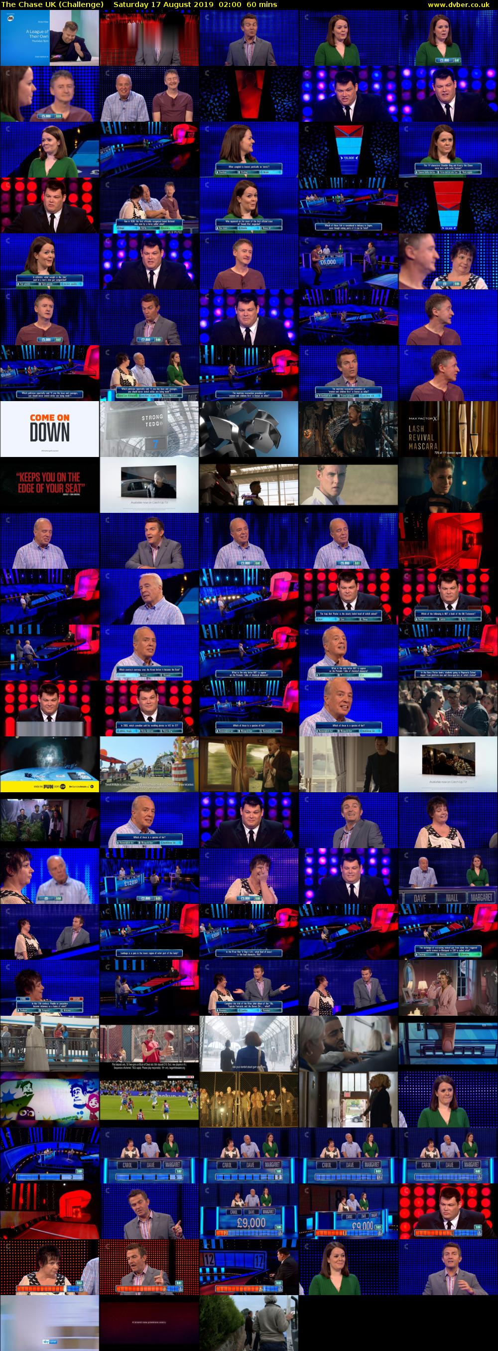 The Chase UK (Challenge) Saturday 17 August 2019 02:00 - 03:00