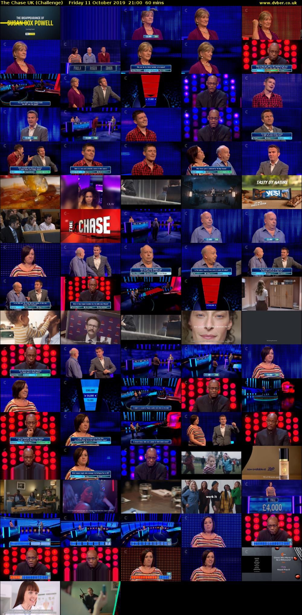 The Chase UK (Challenge) Friday 11 October 2019 21:00 - 22:00