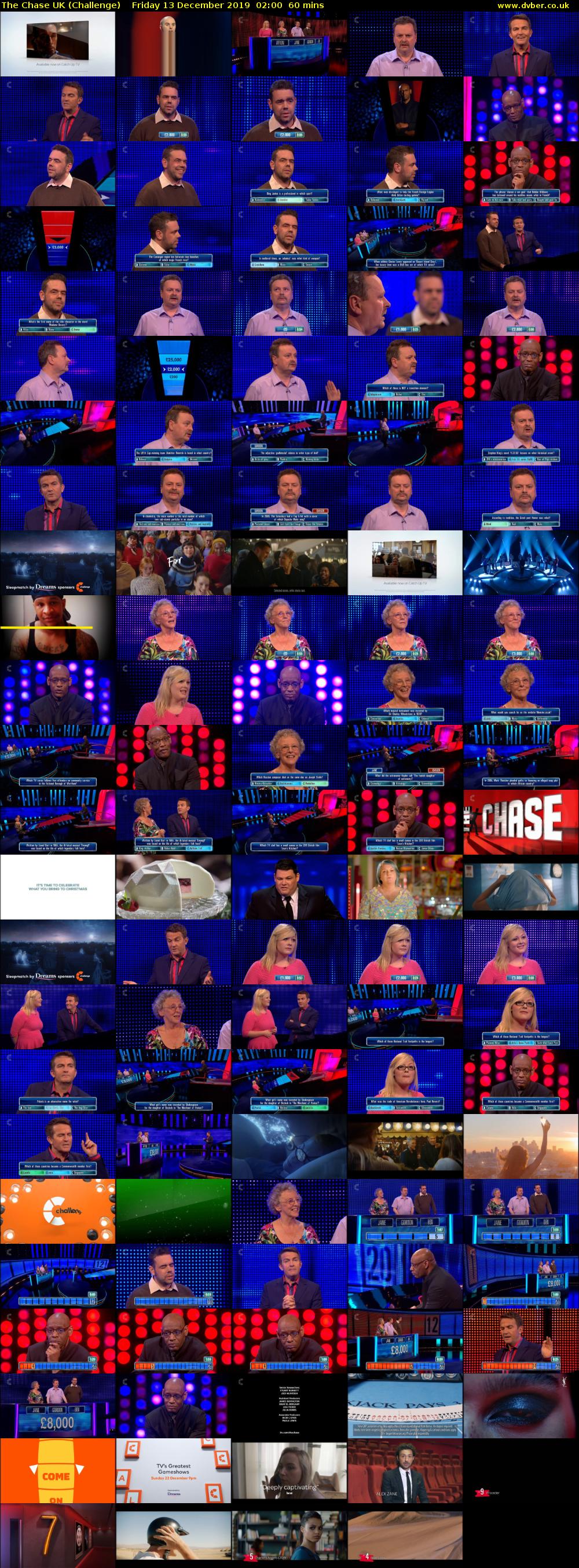 The Chase UK (Challenge) Friday 13 December 2019 02:00 - 03:00