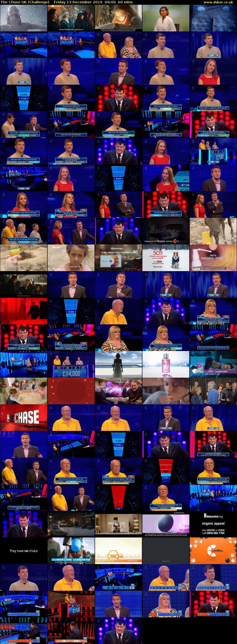 The Chase UK (Challenge) Friday 13 December 2019 09:00 - 10:00