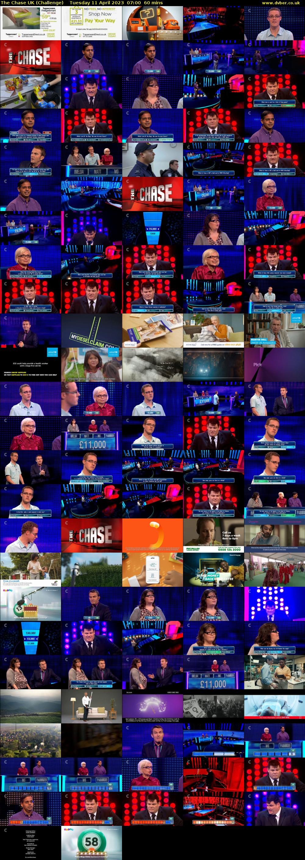 The Chase UK (Challenge) Tuesday 11 April 2023 07:00 - 08:00