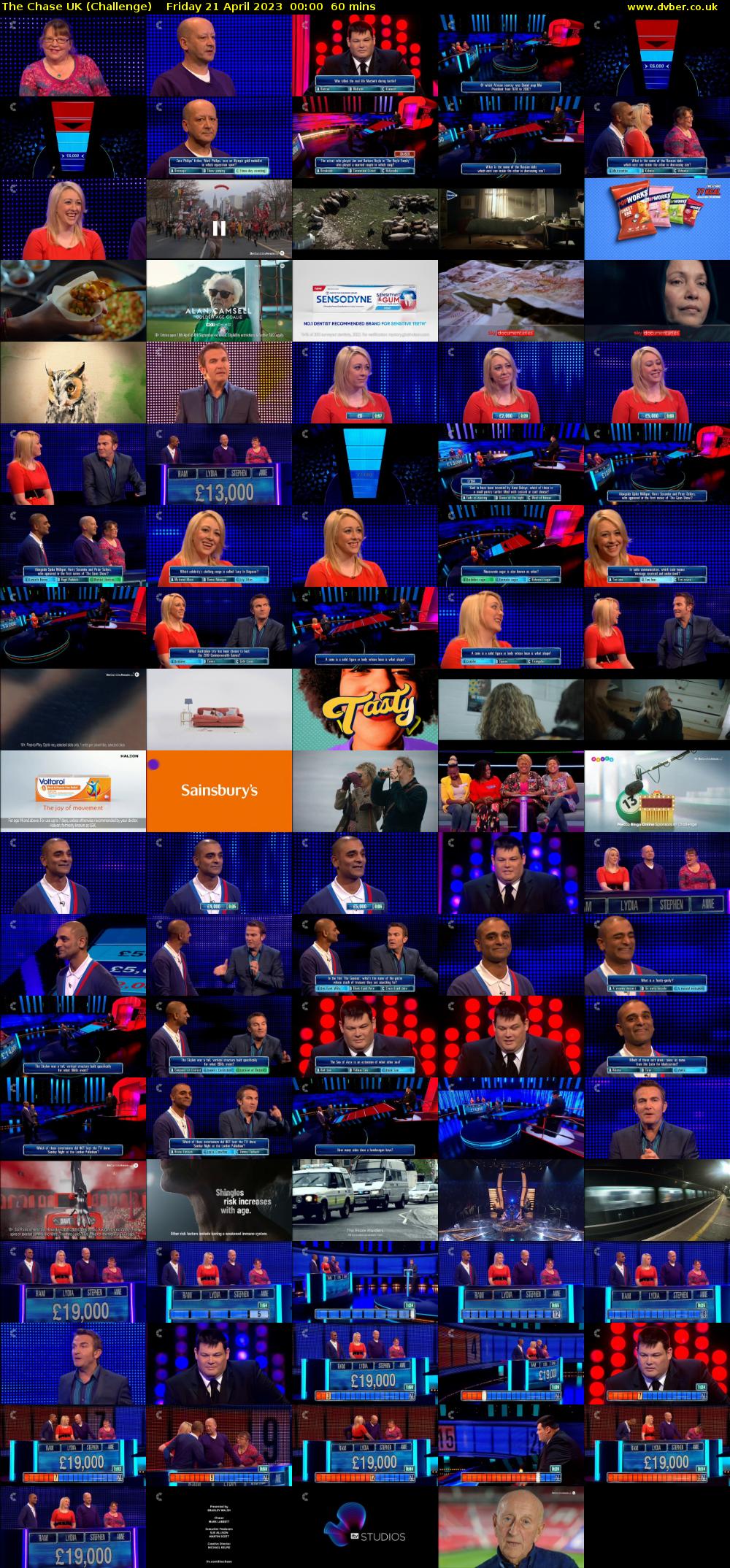 The Chase UK (Challenge) Friday 21 April 2023 00:00 - 01:00