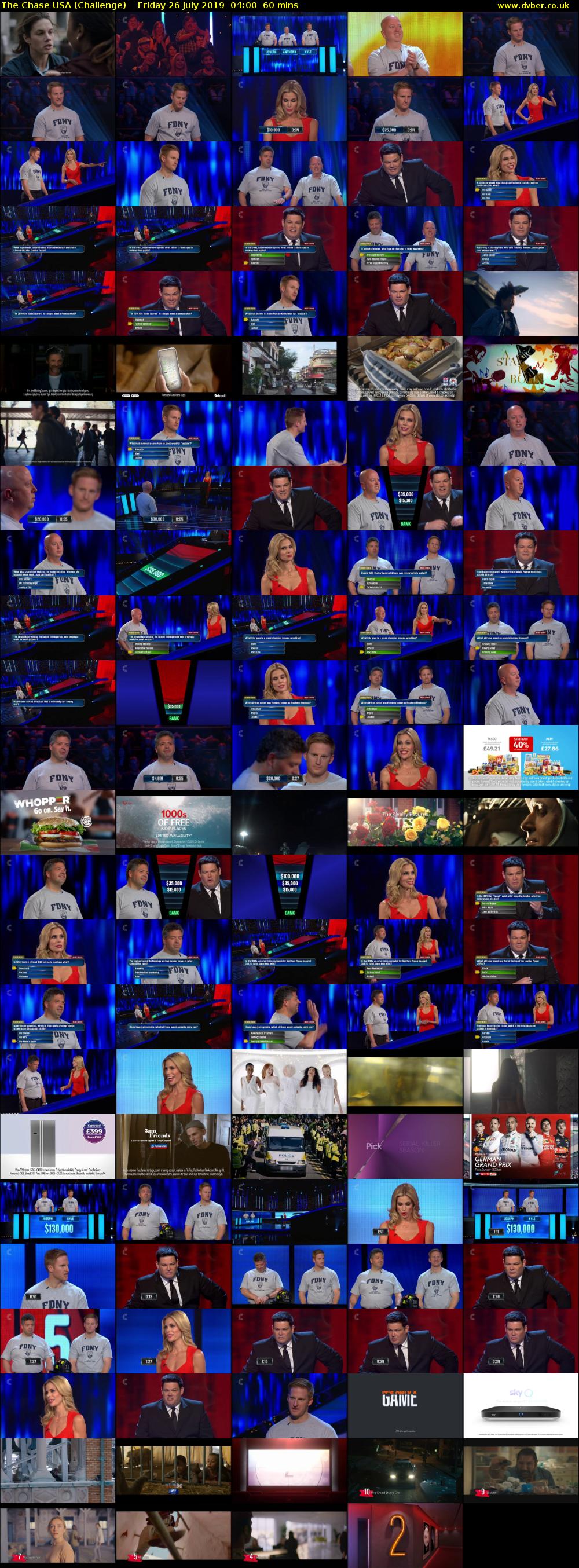 The Chase USA (Challenge) Friday 26 July 2019 04:00 - 05:00