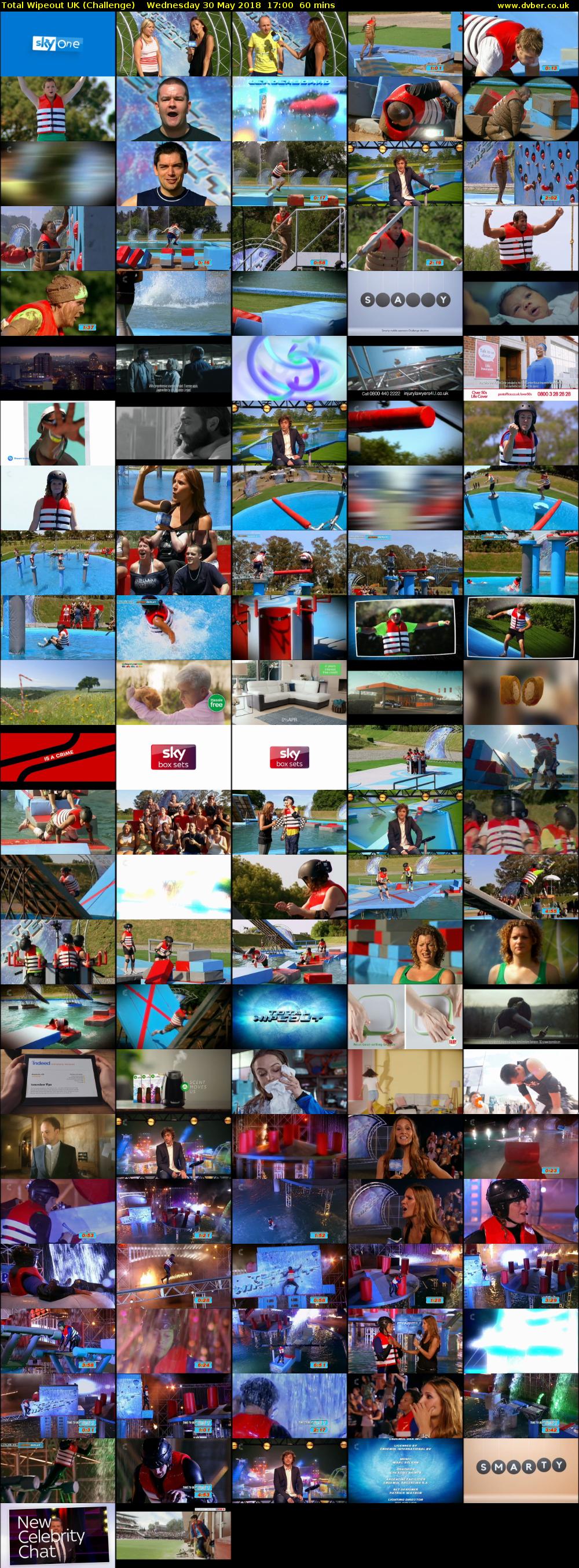 Total Wipeout UK (Challenge) Wednesday 30 May 2018 17:00 - 18:00
