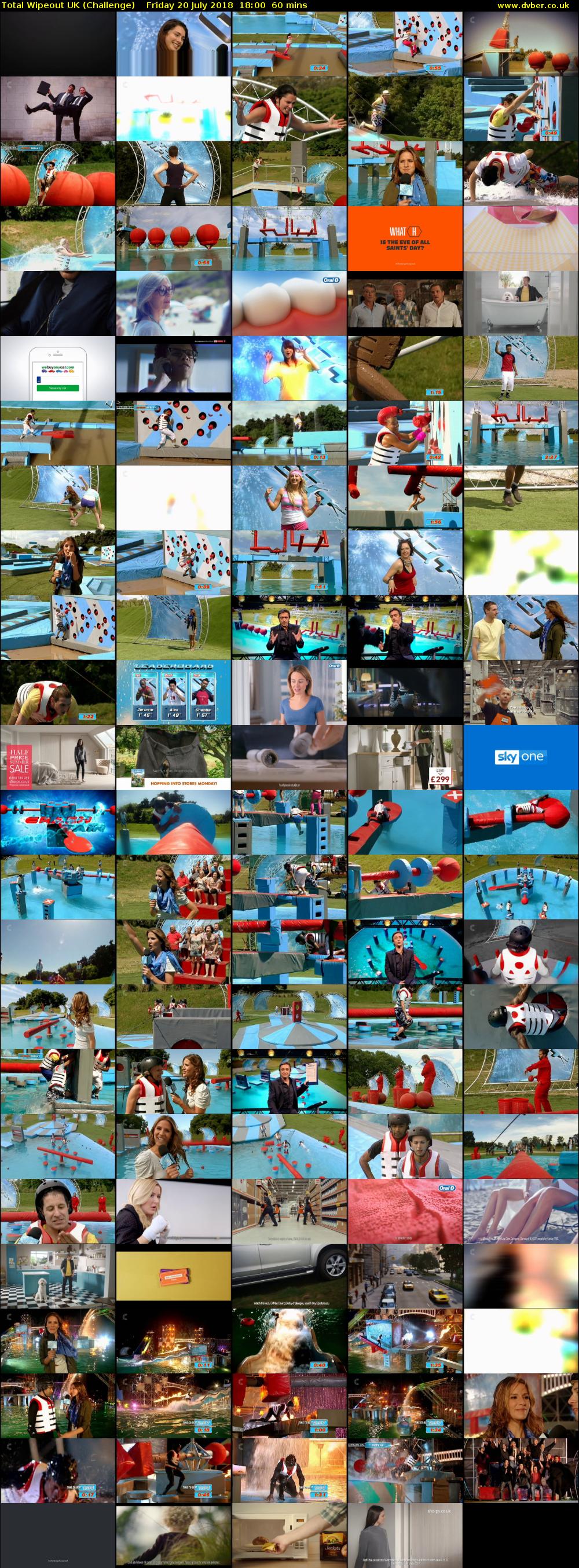 Total Wipeout UK (Challenge) Friday 20 July 2018 18:00 - 19:00