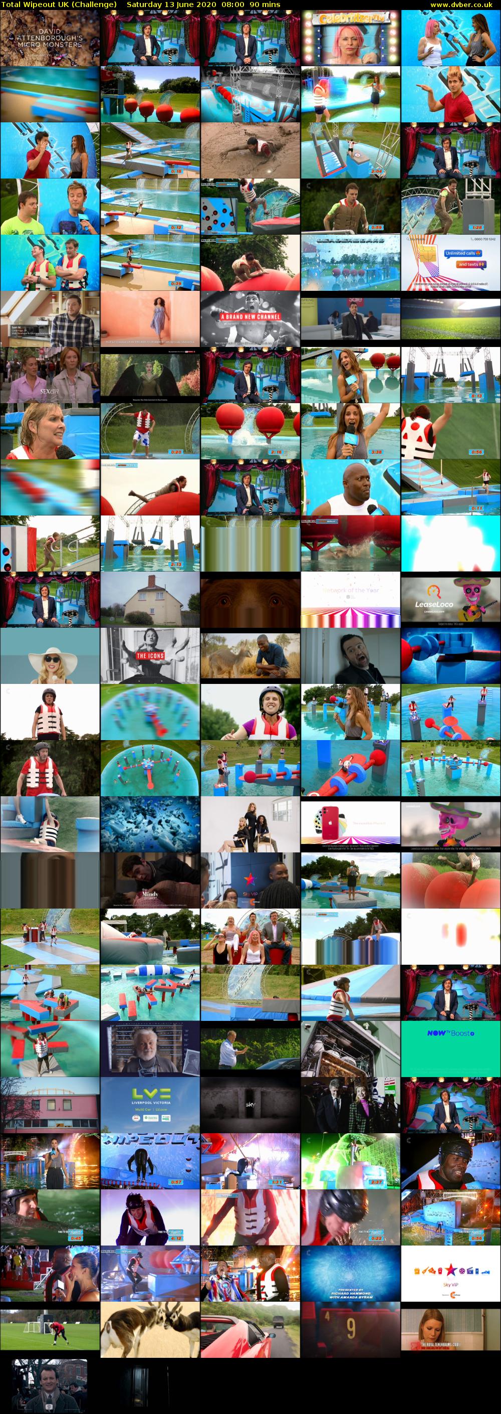 Total Wipeout UK (Challenge) Saturday 13 June 2020 08:00 - 09:30