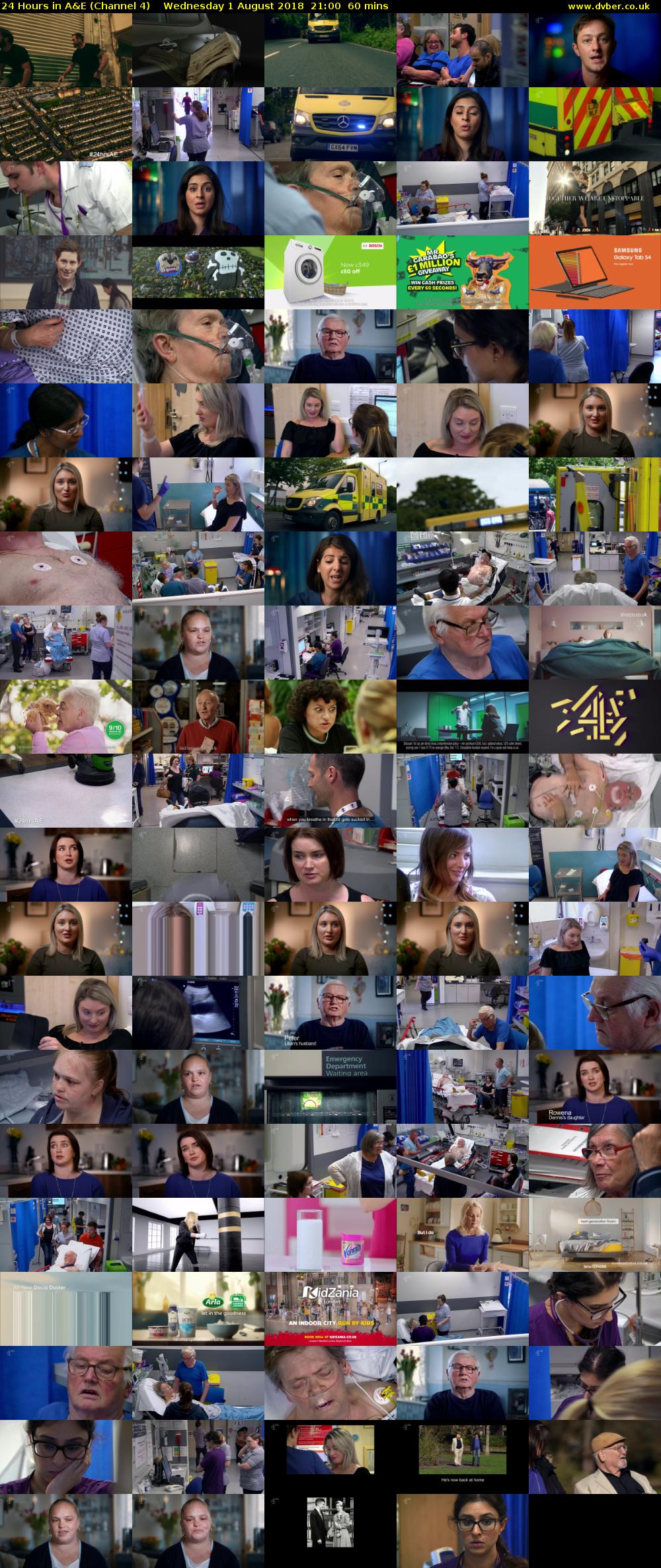 24 Hours in A&E (Channel 4) Wednesday 1 August 2018 21:00 - 22:00