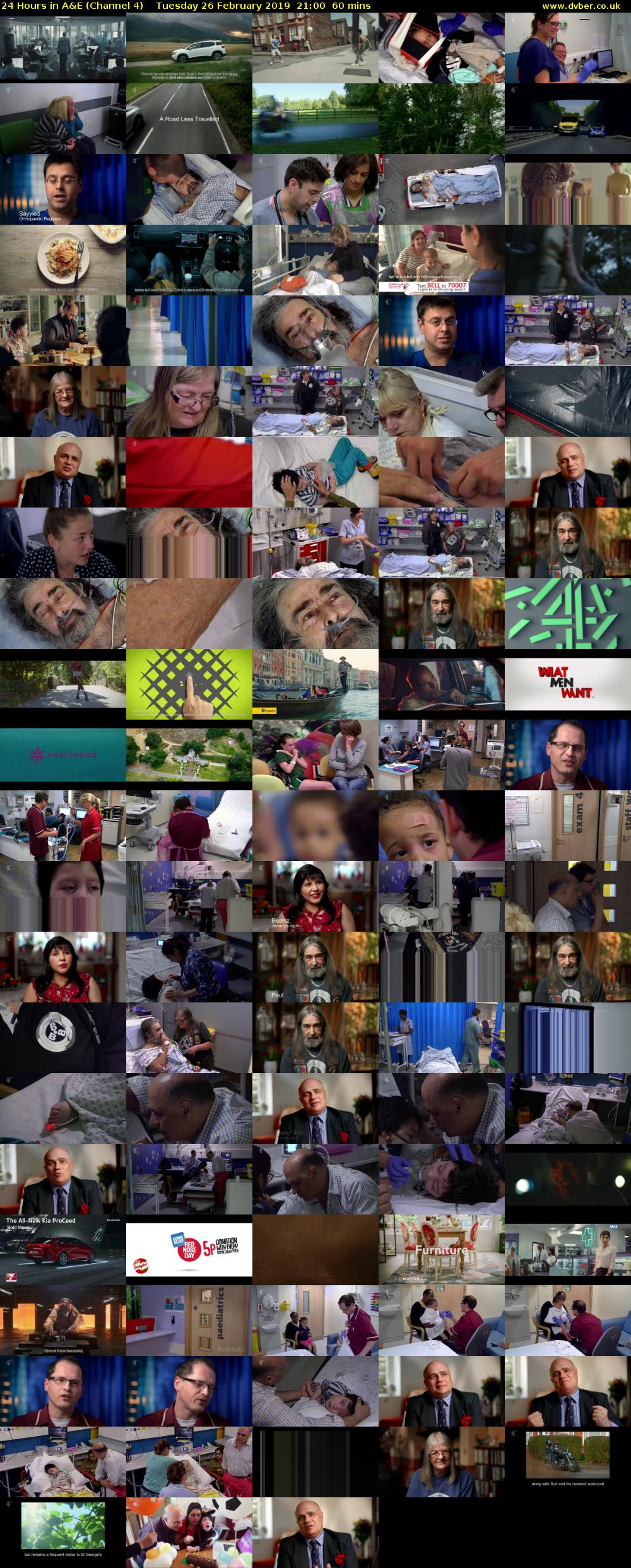 24 Hours in A&E (Channel 4) Tuesday 26 February 2019 21:00 - 22:00