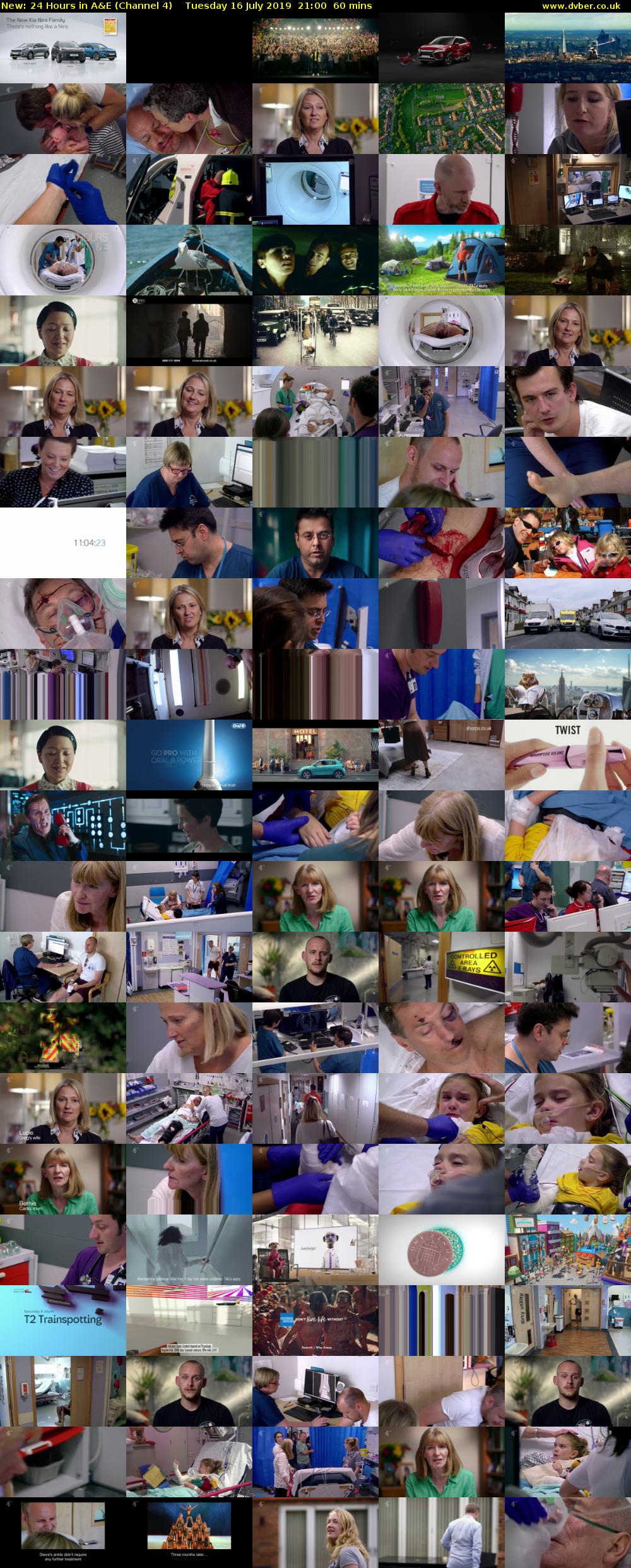 24 Hours in A&E (Channel 4) Tuesday 16 July 2019 21:00 - 22:00
