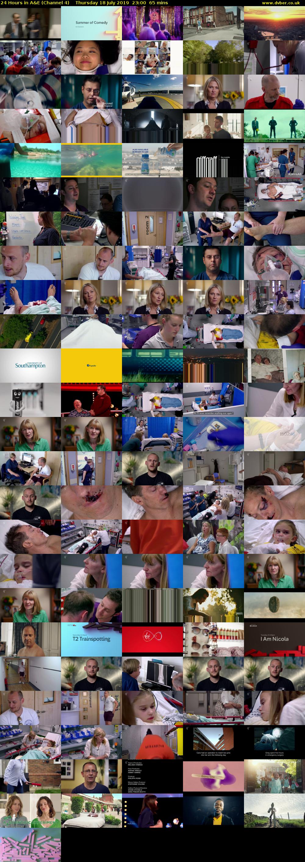 24 Hours in A&E (Channel 4) Thursday 18 July 2019 23:00 - 00:05