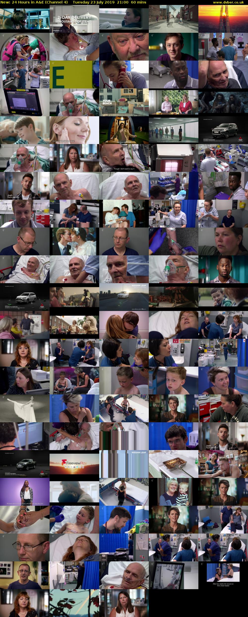 24 Hours in A&E (Channel 4) Tuesday 23 July 2019 21:00 - 22:00