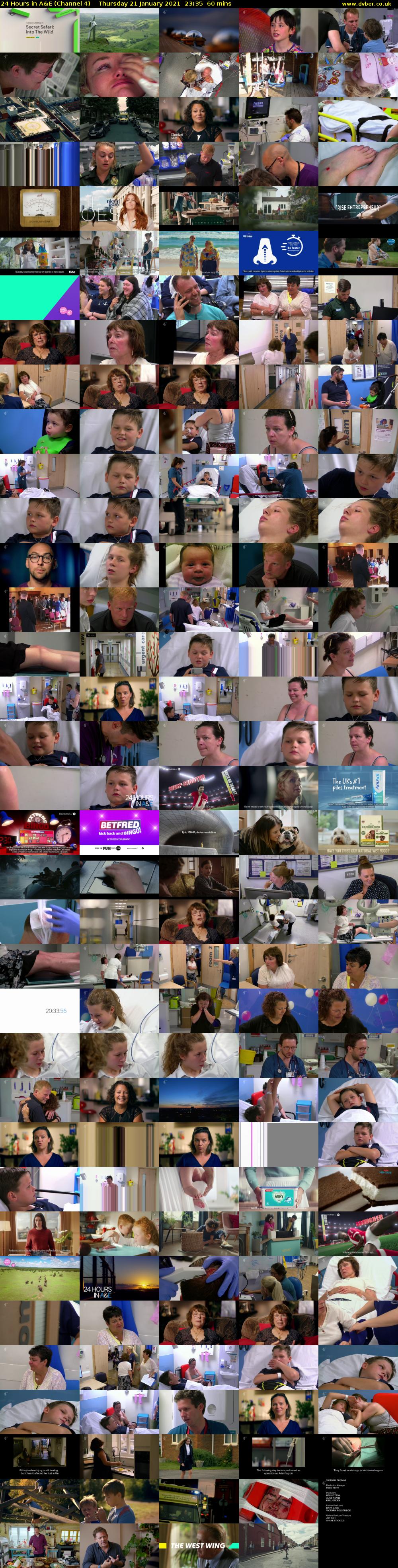 24 Hours in A&E (Channel 4) Thursday 21 January 2021 23:35 - 00:35