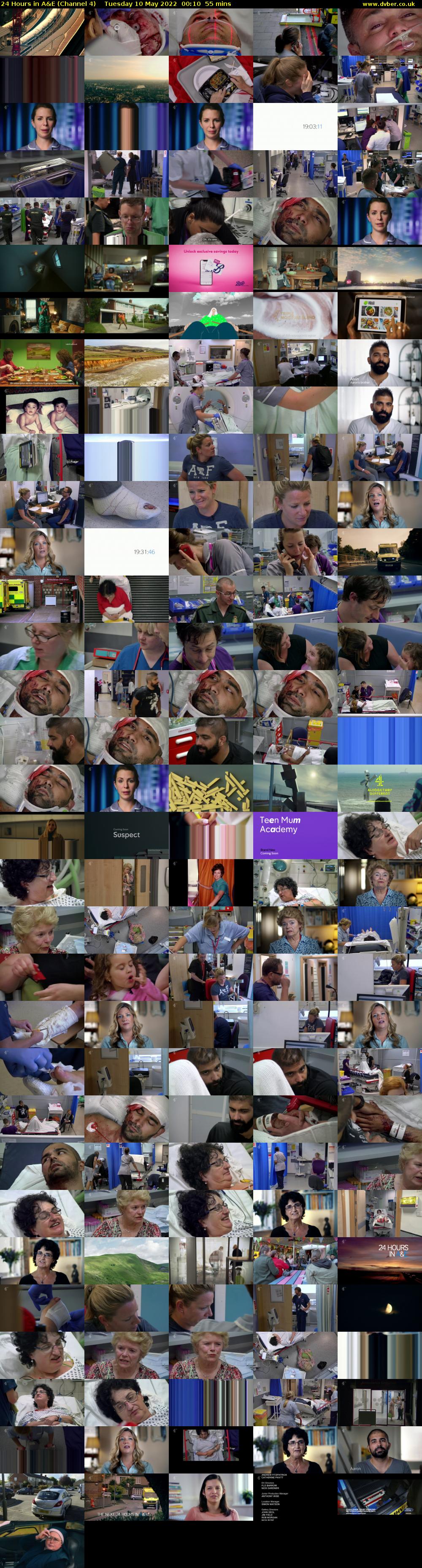 24 Hours in A&E (Channel 4) Tuesday 10 May 2022 00:10 - 01:05