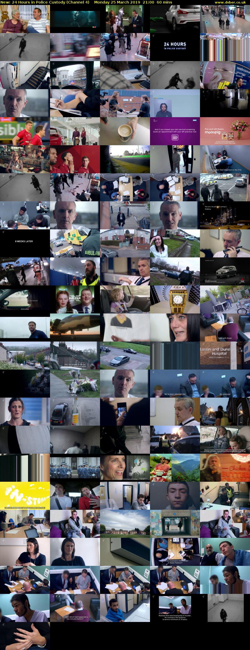 24 Hours in Police Custody (Channel 4) Monday 25 March 2019 21:00 - 22:00